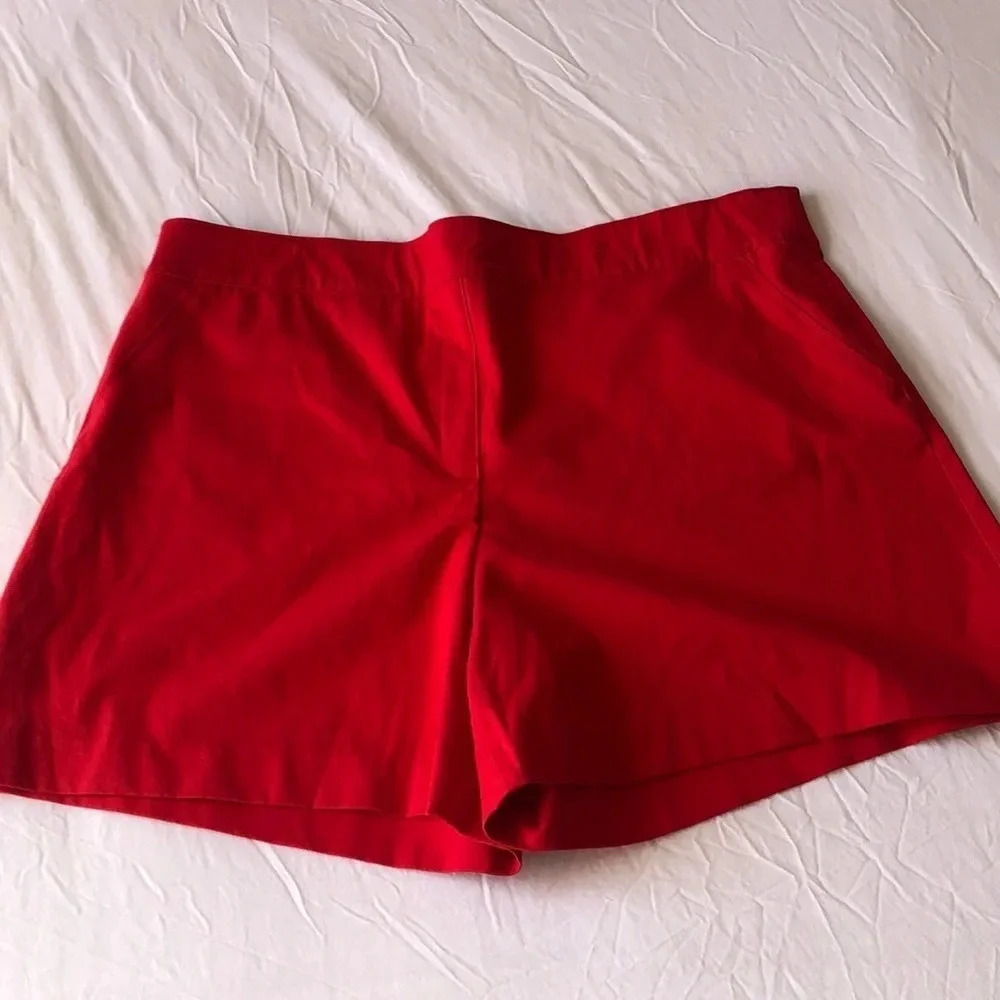 Spanx On The Go 4-Way Stretch 6 inch red shorts size 2X - Picture 2 of 8